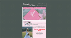 Desktop Screenshot of krystalsweddingcloset.com